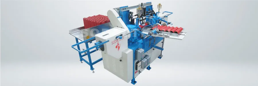 automatic tube finishing machine, eco-friendly packaging, tube winding machinery, core polishing machine, composite can, paper core machinery, paper core, tube, cardboard cores, carriers, concrete forming tubes, fiber tubes, fiber cores